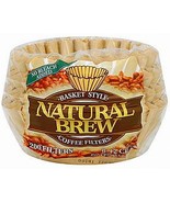 200 Basket Style Brown Paper BLEACH FREE COFFEEMAKER FILTERS for 8 10 or... - €20,08 EUR