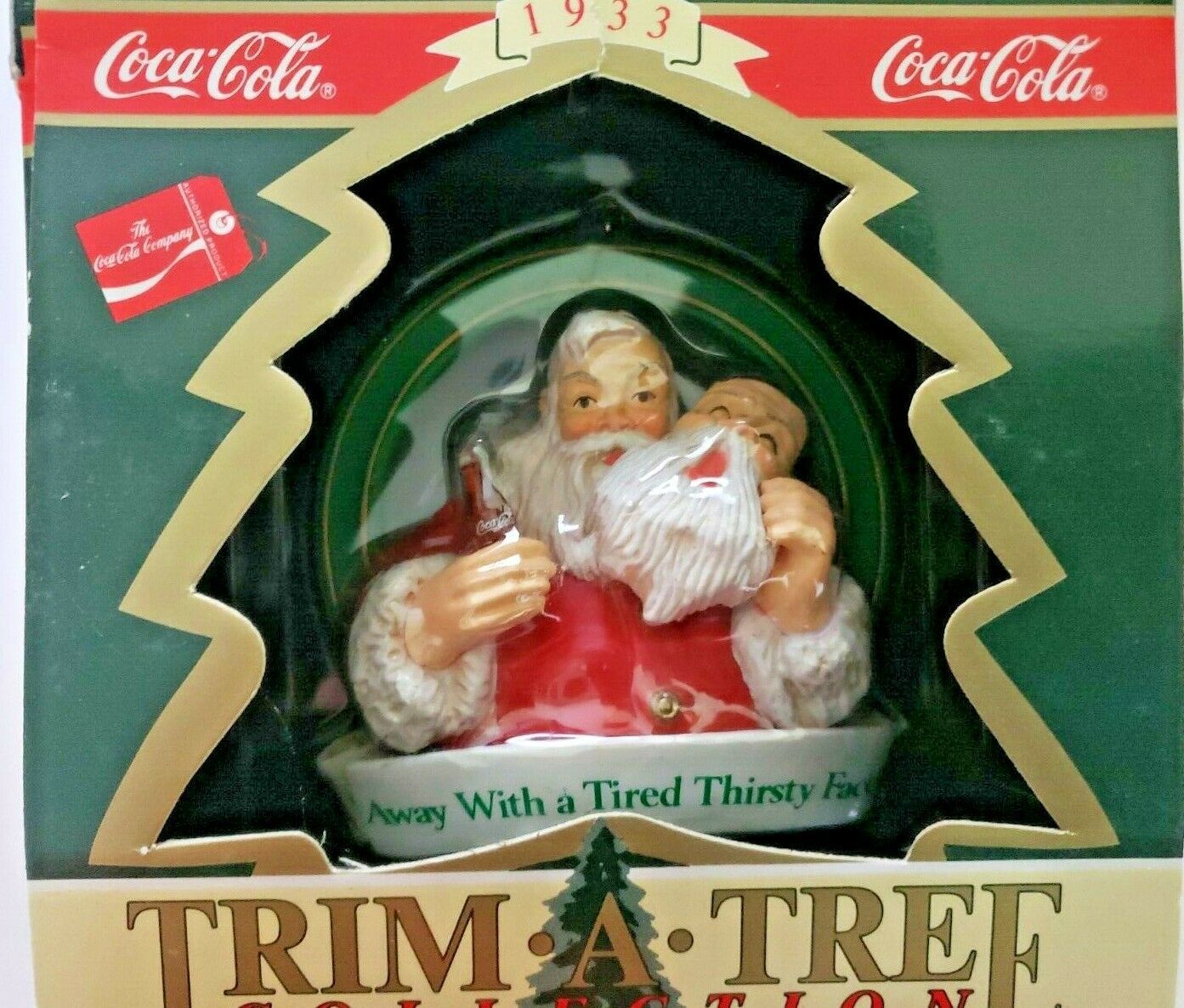 Primary image for 1933 Coca Cola Trim a Tree Collection Christmas Tree Ornament U72