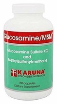 NEW Karuna Glucosamine/MSM Wheat Free Preservative Free Supplement 180 caps - £28.07 GBP