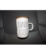 Rae Dunn by Magenta Easter BUNNY KISSES Mug With Wooden Lid NEW - £20.31 GBP