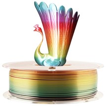 Silk Shiny Fast Color Gradient Change Rainbow Multicolored 3D Printer PLA - £29.22 GBP