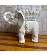 VINTAGE Ceramic Elephant Planter Pot Cream Boho Farmhouse Home Decor - $928.45 MXN