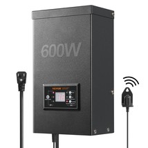 VEVOR 600W Low Voltage Landscape Transformer with Timer and Photocell Se... - £145.28 GBP