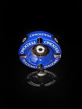 Perdomo Blue and Gold Ceramic Large Cigar Ashtray 9" Diameter NIB image 12