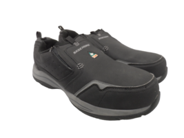 SKECHERS WORK Men&#39;s Slip-On Steel Toe Composite Plate Shoes 99999066 Black 11M - £45.69 GBP