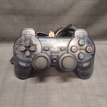 Sony Playstation 2 PS2 DualShock 2 Clear Smoke Gray Controllers SCPH-10010 - £19.33 GBP