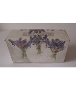 Two&#39;s Company Set of 3 Clear Hand Blown Glass Bud Vases New Vintage - $27.15 CAD