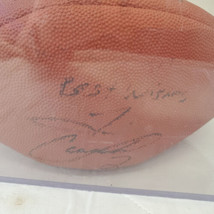 Vintage Official NFL Wilson Football Sewn Rubber Football Original Autographed - $14.85