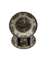 Johnson Bros The Friendly Village The Stone Wall Berry Bowls Set of 2 - $11.86