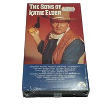The Sons of Katie Elder VHS Sealed 1983 Barcode on Side Paramount Waterm... - $34.19