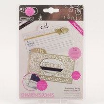 Tonic Studios Verso Dimensions Die Stationery Spray Index Card Die Set - $29.95