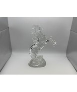 Waterford Crystal 9&quot; Rearing Horse Sculpture / Figurine  - $179.99