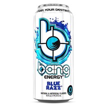 Blue Raz Bang Energy Drinks - 6 Cans - $27.99