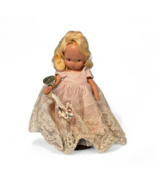 Nancy Ann Storybook Bisque Doll # 85 Flower Girl with wrist Tag 4.5&quot; Mov... - $34.44 CAD