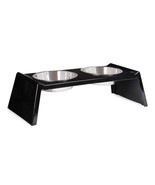 Zack &amp; Zoey Retro Raised Melamine Pet Diners  Stylish Diners for Dogs a... - $23.65