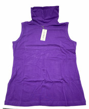 Gootuch Womens Cotton Sleeveless Fashionable Elastic Shirt Purple Large - £17.92 GBP