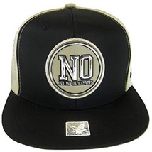 New Orleans Men&#39;s Patch Style Breathable Snapback Baseball Cap (Black/Kh... - $14.95