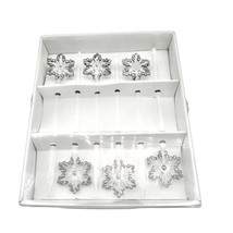 Target Appetizer Picks Set of Six Snowflakes NIB - £7.10 GBP