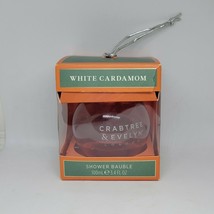 Crabtree &amp; Evelyn White Cardamom Shower Bauble 3.4 Fl. Oz./100ml New - £11.84 GBP