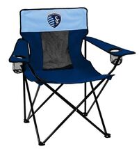 Sporting Kansas City Arm Chair Blue MLS Tailgating Camping Cup Holders - €53,98 EUR