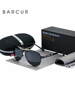 BARCUR Men&#39;s Sunglasses Polarized UV400 Protection Travel Driving Male E... - $42.04 CAD