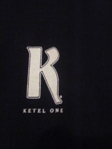 NWOT - KETEL ONE VODKA Logo Adult XL Black Double-Sided Short Sleeve Tee - $9.99