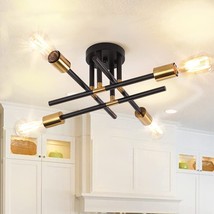 Sputnik Chandeliers With Matching Light Fixtures, Four Semi-Flush, And Bedroom. - £48.69 GBP
