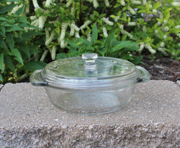 Anchor Ovenware 1.5 QT Clear Glass Baking Dish Casserole with Square Kno... - $34.99