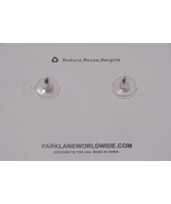 PARK LANE polished hematite VIOLET Impression Earrings pair set - $57.59 CAD
