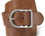 Polo Ralph Lauren Distressed Leather Belt Dull Nickle Centerbar Buckle B... - $49.99