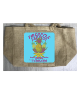 PINEAPPLE EXPRESS BURLAP TOTE BAG marijuana pot leaf psychedelic #920 - £14.17 GBP