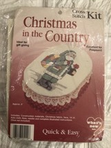Christmas In The Country Cross Stitch Kit approximately 6&quot; - $282.54 MXN