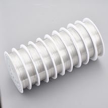 A Lot of 10 rolls Copper Wire silver plated  0.6mm 16 Feet each Free Shi... - €16,48 EUR