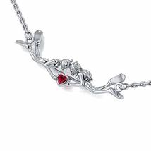 Jewelry Trends Scuba Diver Lovers with Heart Sterling Silver Necklace 18&quot; - £92.50 GBP