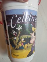 Vintage Disney Parks Bucket Popcorn Drink Whirley Celebrating Togetherness w/Lid - £15.61 GBP