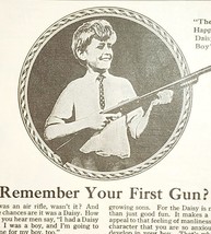 1923 Daisy Air Rifles First Gun Advertisement Firearm Ephemera 6 x 4.75&quot; - $369.57 MXN