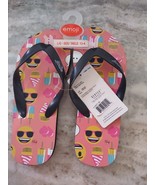 Emoji Kids Flip Flops 13-4 Flip Flops - $9.78