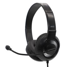 Avid Products AE-55 Headset with 3.5mm Plug (Black, Silver) - £20.29 GBP