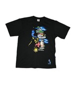 Dibuho Philippines Black Men&#39;s Size XL Shirt Hand Painted Map of Philipp... - $487.79 MXN