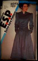 1980s Skirt Top Steampunk Simplicity 6073 Size 8 Bust 31 1/2 Pattern Jacket - £5.49 GBP