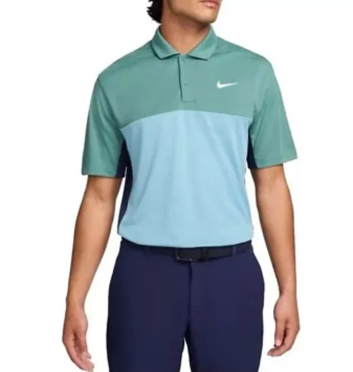 Nike Men&#39;s Dri-Fit Victory Color-Block Golf Polo Shirt Size Medium Bicoa... - $34.99