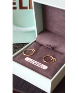 Vintage 1990-s but Brand New 9 Ct Gold Earrings in Original Box/Bag - Ha... - €115,88 EUR
