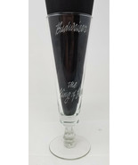 Budweiser King of Beers Glass Cliff the Beer King 1995 Etched Vintage - $9.45