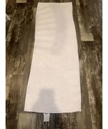 Room Essentials Chenille Bath Rug 21” x 56”Textured Bath Mat White. New. P - $19.50