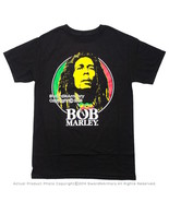 Black Bob Marley Rastafa Licensed T-shirt Small Size - $12.85