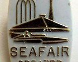 SeaFair 1969 Centennial Hydroplane Plastic Skipper Lapel Pin - Seattle W... - $14.27