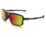 Oakley TRIGGERMAN Sunglasses OO9266-03 Polished Black W/ Ruby Iridium Lens - $108.89