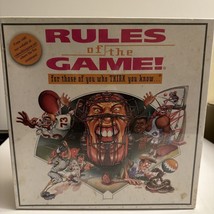 Rules Of The Game Board Game: For Those Of You Who Think You Know Sports - £15.02 GBP