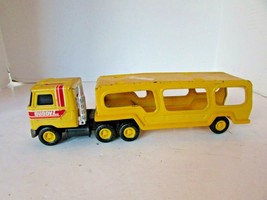 Vtg 1980&#39;S Buddy L Metal Car Hauler &amp; Mack Cab Yellow 10&quot;L Japan H8 - £15.27 GBP