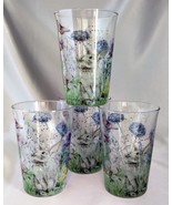 Set of (4) LAUREN RALPH LAUREN Spring Floral Bunny Rabbit Drinking Glass... - $161.11 CAD